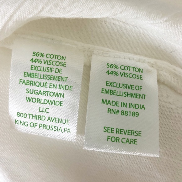 • Lilly Pulitzer Shandy Top in Resort White/NWT - Picture 6 of 8